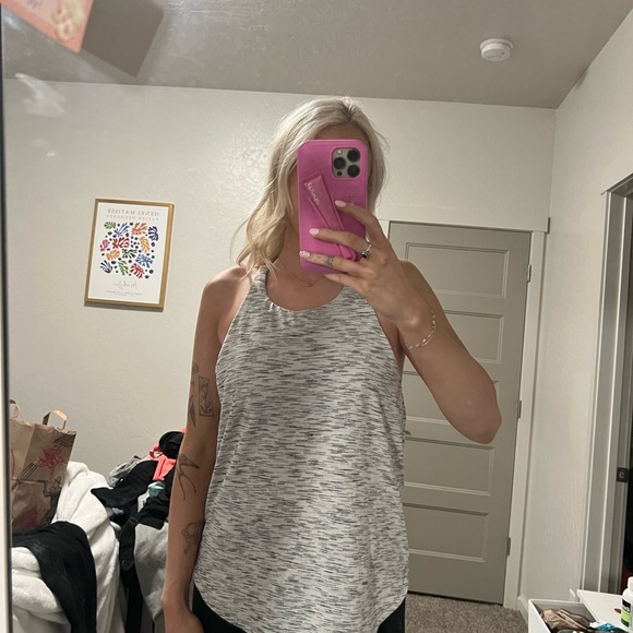 lululemon athletica Tops - Lululemon Athletica Gray Tank Top